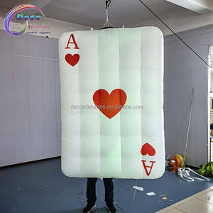 Logotipo Inflable Colgante, Decoración para Fiesta de la Serie de Póker, con <span class=keywords><strong>Soplador</strong></span> Eléctrico, Multicolor, Personalizable - Product Image 4