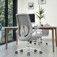 Chaises de bureau commerciales modernes réglables en maille avec accoudoirs fixes de haute qualité, chaises de visiteurs confortables