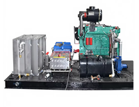 Nouveau système de nettoyage à froid des tubes de chaudière de centrale électrique avec nettoyeur haute pression diesel robuste 150Mpa