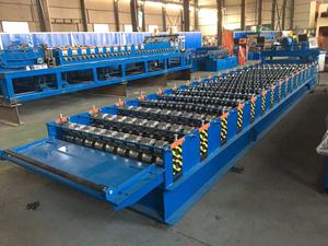 Machine d'encadrement en acier 850-65-13 machine de formage de rouleaux de tôles ondulées trapez <span class=keywords><strong>saci</strong></span> kalip machine de fabrication de tôles d'aluminium - Product Image 5