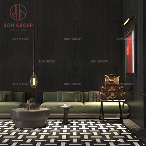 <span class=keywords><strong>Porte</strong></span>-bagages de luxe brun avec valises et sacs pour hôtel, restaurant, café, ensemble de rangement - Product Image 4