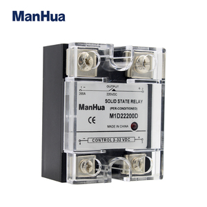 MANHUA-relé monofásico de <span class=keywords><strong>estado</strong></span> sólido, CC a CC de 3-32VDC a 220VDC, 200A, con CE - Product Image 2