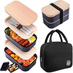 Insulated <b>Lunch</b> Box <b>Bag</b> Large Capacity Bear Logo Keep Warm Fresh Office Use - Product Image 3