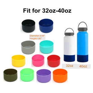Funda protectora de silicona para frasco de vacío, funda inferior para vaso, 12oz, <span class=keywords><strong>16oz</strong></span>, 18oz, 21oz, 24oz, 32oz, 40oz, 64oz - Product Image 4