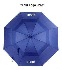 Parapluie de golf personnalisé de 56 pouces à ouverture automatique avec double auvent, protection contre le vent et le soleil pour adultes - Product Image 4