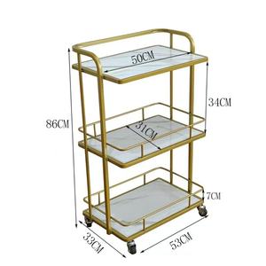Beauty Instrument Trolley with <b>Drawers</b>, a Small Mobile Tool Cart with <b>Storage</b> Rack, Designed for Beauty Salons - Product Image 6