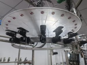 Prix d'usine, machine à tricoter des chaussettes italienne, équipement tout-en-un avec dispositif de liaison automatique des pointes de chaussettes, 3,75 de diamètre - Product Image 5