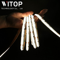 Bande LED COB RGBW 24V 784 LED/m sur PCB 12mm - Ruban Flexible Ultra Haute Densité à Changement de Couleur, Découpable pour Usage Domestique et Fêtes