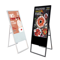 Pantalla Digital LCD HD para Interiores de 32/43/49/55 Pulgadas para Tiendas Minoristas, Centros Comerciales, Ascensores, Animación Digital Portátil OEM/ODM