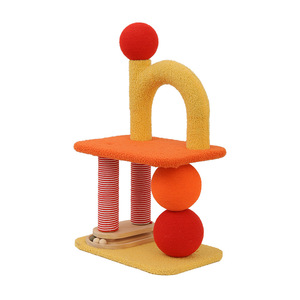 Árbol para gatos, juguete para gatos, cama integrada para gatos, rascador, plataforma de salto pequeña para gatos, artículos para mascotas que ahorran espacio - Product Image 5