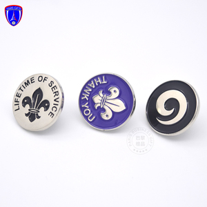 Spilla Rotonda Personalizzata con Logo in Smalto Duro Pressofuso per Boy Scouts con Distintivo di Servizio a <span class=keywords><strong>Vita</strong></span> - Product Image 4
