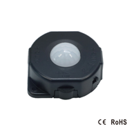 Saklar Lampu Sensor Gerak PIR DC5V 24V untuk Dipasang di Permukaan, Cocok untuk Tangga dan Ruang Bawah Tanah