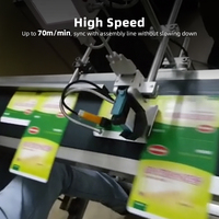 Machine de codage à jet d'encre portable J511, encre à séchage rapide, imprimante de codes-barres pour étiquettes de cartons