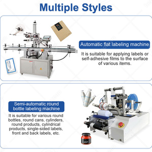 Machine d'étiquetage automatique OCEAN pour flacons coniques ronds, étiquettes autocollantes pour snus, codage, emballage, impression d'étiquettes sur le prix - Product Image 5