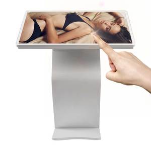 43 Inch <b>Floor</b> <b>Standing</b> Touch Screen Kiosk Horizontal Touch Screen Interactive All in One Pc Kiosk - Product Image 2