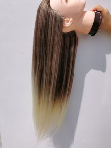 Popolari del commercio all'ingrosso di trasporto libero femminile capelli lunghi capelli testa di manichino testa di un stile di - Product Image 3