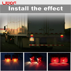 Kit de Luces Traseras para <span class=keywords><strong>Remolque</strong></span> Estándar Europeo de 7 Pines, 4 Funciones, Impermeable, Alta Luminosidad, 12V/24V, Universal para Camiones y Remolques - Product Image 6