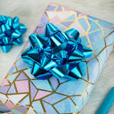 16ct <b>Gift</b> <b>Bows</b> Assort Metal Colors Metallic Color Plastic Ribbon <b>Gift</b> Wrap Star <b>Bow</b> Plastic Ribbon Star <b>Bow</b> - Product Image 6