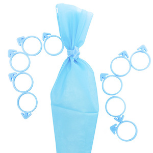 Silicone Piping Bag Tying Loops Multi Color Reusable Food <b>Safe</b> Baking Pastry <b>Tools</b> - Product Image 3