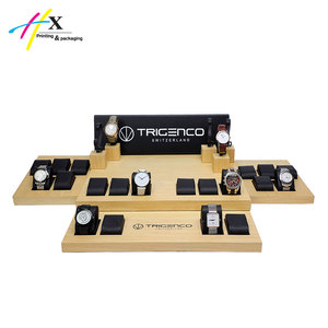 Fenêtre Oem oreiller coussin rotatif petits ensembles haut de gamme haut de gamme fait à la main boutique secteur vente au détail personnalisé bois montre unique affichage - Product Image 4