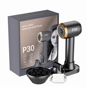 Binwang Multi Portable Wireless Hand Hair Dryer Quick-Drying Negative Ion High-Speed BLDC Motor Salons <strong>Travel</strong> Cordless <strong>Hairdryer</strong> - Product Image 1