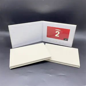 Digital video brochure business cards book lcd video photo album photo album with usb