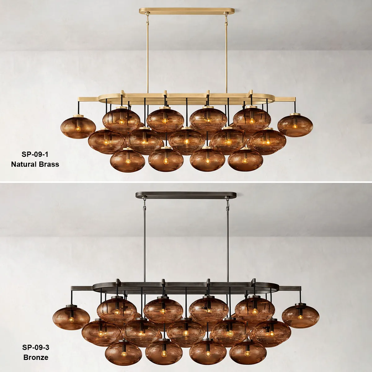 Luminária de teto para sala de estar, sala de jantar, cozinha, sala de estar, quarto, cor redonda, estilo industrial, lustre de vidro oval, ilha, corredor