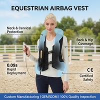 Gilet airbag équestre personnalisé avec logo imprimé, en polyester/nylon, design sur mesure, équipement de sécurité pour courses hippiques