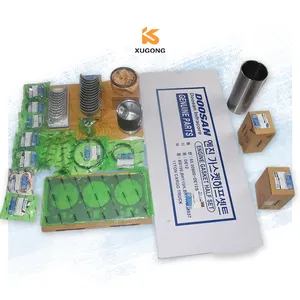 DE12T1S MEGA400 Doosan kit mesin Diesel, suku cadang mesin Gasket pemeriksaan