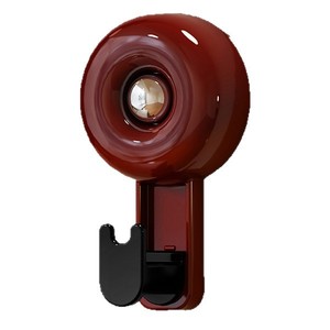 Suction Cup Hook Wall Mounted Round Glossy Heavy Duty Punch Free Storage Rack Single Hook - Product Image 1