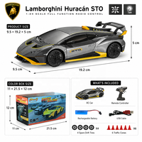 Coche de Carreras Lamborghini a Control Remoto, Neumáticos de Derrape, Vehículo RC, Escala 1:24, Coche de Derrape RC, Regalos de Comercio Electrónico, Juguete para Niños