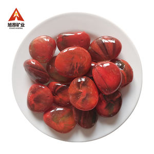 2-3 cm di vetro colorato trasparente pioggia fiore di pietra per la piscina che pavimenta parco cuscino per piedi al suolo - Product Image 3