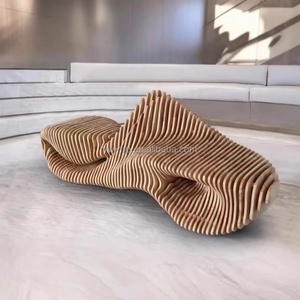 เก้าอี้พักคอยดีไซน์ทันสมัยแบบพารามิตริก ทำจากยาง สำหรับล็อบบี้ อาคารสำนักงาน ห้างสรรพสินค้า โรงแรม และโรงเรียน - Product Image 3