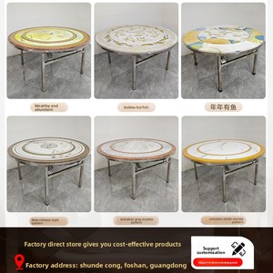 <span class=keywords><strong>โต๊ะ</strong></span>สแตนเลสแบบหนาทันสมัยพับได้<span class=keywords><strong>โต๊ะ</strong></span>รับประทานอาหารในตัวสำหรับอาหารกลางแจ้ง - Product Image 2