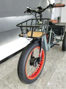 Tricycle pour adultes Vélo électrique à 7 vitesses et 3 roues Trikes pour adultes avec <span class=keywords><strong>panier</strong></span> pour personnes âgées, femmes, hommes pour le shopping récréatif - Product Image 4