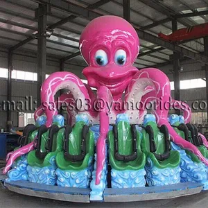 Beautiful amusement rides sale theme park design small octopus/ fun amusement parks for kids