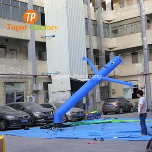 Topar-Infla table Outdoor Sky Man Werbung Air Wavers Tube Man Aufblasbarer Luft tänzer mit Gebläse