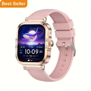 HK82 2025 Ladies Smart Watch 1.75 Inch AMOLED Screen NFC BT Call Blood Pressure Menstrual Monitor Waterproof IP67 Calendar - Product Image 3