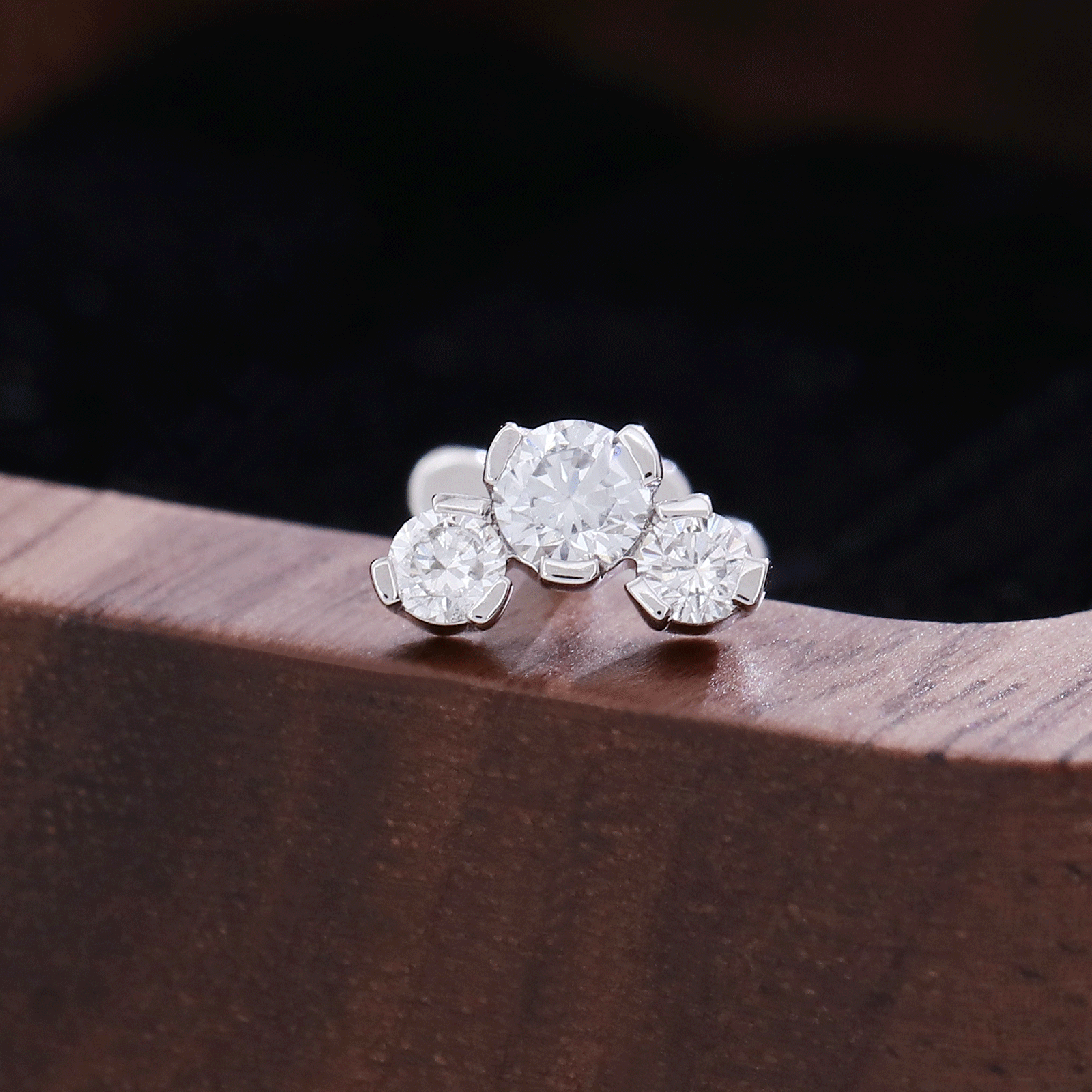 Diamant de laboratoire en or 10 carats