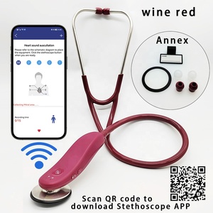 Estetoscopio Inteligente Eléctrico Bluetooth HMYL HM-9260 Clase I Específico para Bebés - Escucha y Graba Sonidos Cardíacos y Pulmonares, Digital Electrónico, CE - Product Image 5