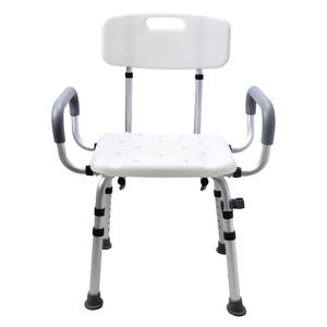 Cross-Border Non-Slip Shower Chair Armrests Backrest Home Use Safety Equipment for Pregnant Women Toilets <b>Bathroom</b> Shower <b>Stool</b> - Product Image 3