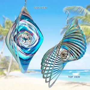 Wind Spinner Mandala 3D decorazione del mulino a vento che appende filatore cinetico del vento natale <span class=keywords><strong>arte</strong></span> decorativa Indoor Outdoor carillon ornamento - Product Image 5
