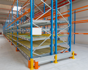 Factory Wholesale <strong>Price</strong> Carton Flow <strong>Racking</strong> <strong>System</strong> Steel Material Gravity Rack Rolling Storage Shelf Manufacturing Plant - Product Image 4