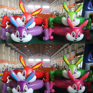 Juguete inflable del juego de los deportes del conejo y de la tortuga - Product Image 3