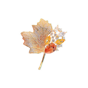 Nuevo Broche de Aleación con Pedrería, Diseño Vintage de Moda, Lujoso, para Mujer, Venta al por Mayor, Elegante Broche para Abrigo y Traje - Product Image 5