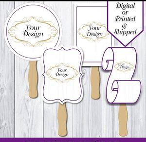 Abanico Personalizado para Cumpleaños, Abanico con Foto Personalizada, Abanicos para Fiestas de Cumpleaños al por Mayor, Regalo de Cumpleaños, Abanico para Quinceañera - Product Image 3