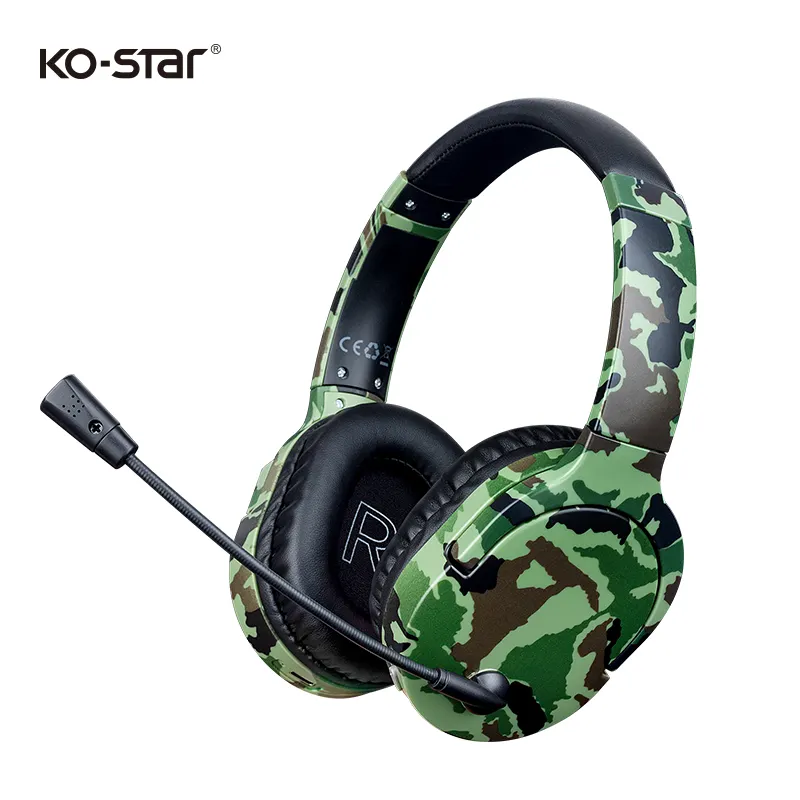 2023 Oem Over-ear Bass Headphone Bluetooth Active Noise Cancelling Wireless Headphones with Microphone For Gaming