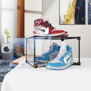 Trung Quốc Nhà sản xuất bán buôn đơn giản và thiết thực organizador de zapatos Sneaker container từ hộp Giày hộp - Product Image 6
