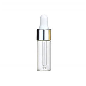 Nuevo <span class=keywords><strong>Newr</strong></span> de 1ml 2ml 3ml 4ml 5ml Vial de vidrio cuentagotas para prueba Viales de vidrio transparente de fondo plano - Product Image 1