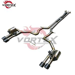 Sistema de Escape Catback Vortex de Titanio Grado 5, 1.2mm de Grosor, Acabado Azul Quemado, para Porsche Panamera 971 2017-2024, con Válvulas de Titanio, Fácil Instalación - Product Image 2